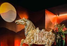 Docent Steak and Lounge Opens in Dallas Harwood District Oct. 1 Samurai collection sculpture